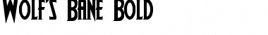 Download Wolf's Bane Bold Font
