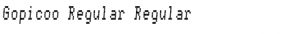 Download Gopicoo Regular Font