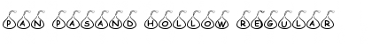 Pan Pasand Hollow Regular Font