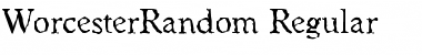 WorcesterRandom Regular Font