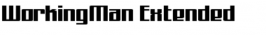 WorkingMan Extended Regular Font