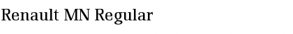 Download Renault MN Font