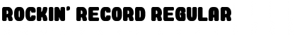 Download Rockin' Record Font