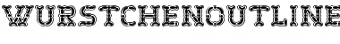 WurstchenOutlined Regular Font