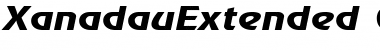 XanadauExtended Oblique Font