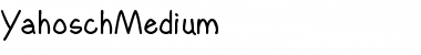 Download YahoschMedium Font