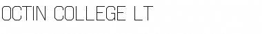 Octin College Light Font