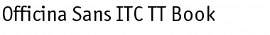 Download Officina Sans ITC TT Font