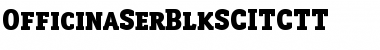 Download OfficinaSerBlkSCITCTT Font