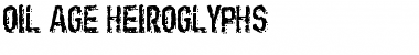 Oil Age Heiroglyphs Regular Font