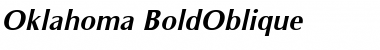 Oklahoma BoldOblique Font