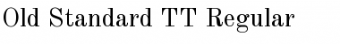 Old Standard TT Font