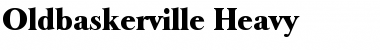 Download Oldbaskerville-Heavy Font