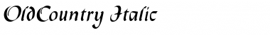 OldCountry Italic Font