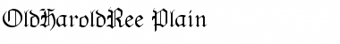 Download OldHaroldRee Font