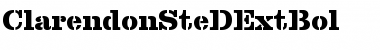 Download ClarendonSteDExtBol Font