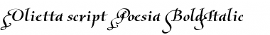 Download Olietta script-Poesia Font