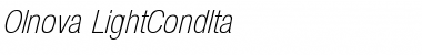 Olnova-LightCondIta Regular Font