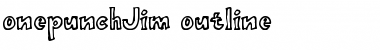 onepunchJim outline Font