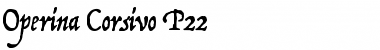 Download Operina Corsivo P22 Font