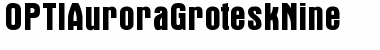 OPTIAuroraGroteskNine Medium Font