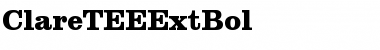 Download ClareTEEExtBol Font