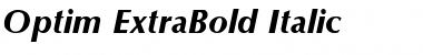 Download Optim ExtraBold Font