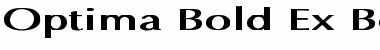 Optima Bold Ex Bold Bold Font