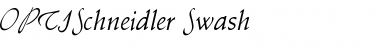 Download OPTISchneidler-Swash Font