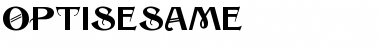 OPTISesame Regular Font