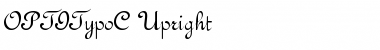 OPTITypoC Regular Font