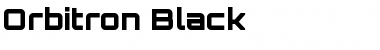 Orbitron Black Font
