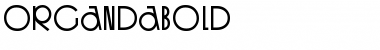 OrgandaBold Regular Font