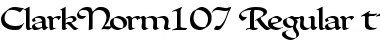 Download ClarkNorm107 Font