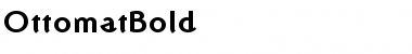 OttomatBold Regular Font