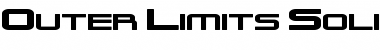 Outer Limits Solid Extended Regular Font