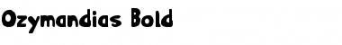 Ozymandias Bold Bold Font