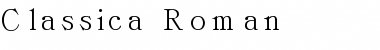 Classica-Roman Regular Font