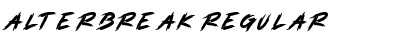 ALTERBREAK Regular Font