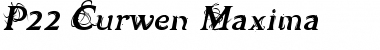 P22 Curwen Maxima Regular Font