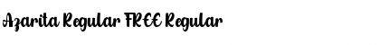 Azarita Regular FREE Regular Font