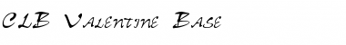 CLB-Valentine-Base Regular Font