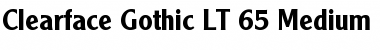 Download ClearfaceGothic LT Light Font