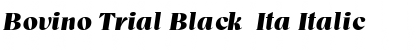 Download Bovino Trial Black  Ita Font