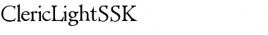 ClericLightSSK Regular Font