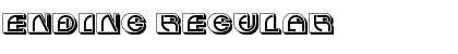 Ending Regular Font