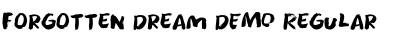 Download Forgotten Dream DEMO Font