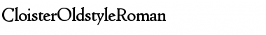 Cloister Regular Font