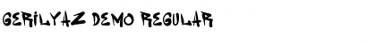 Gerilyaz Demo Regular Font