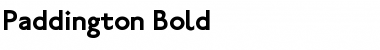 Paddington Bold Font